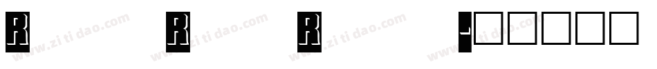 RoundedRelief Regular字体转换